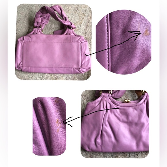 VTG Gorgeous Pink Leather Authentic Coach shoulder bag - Picture 13 of 13